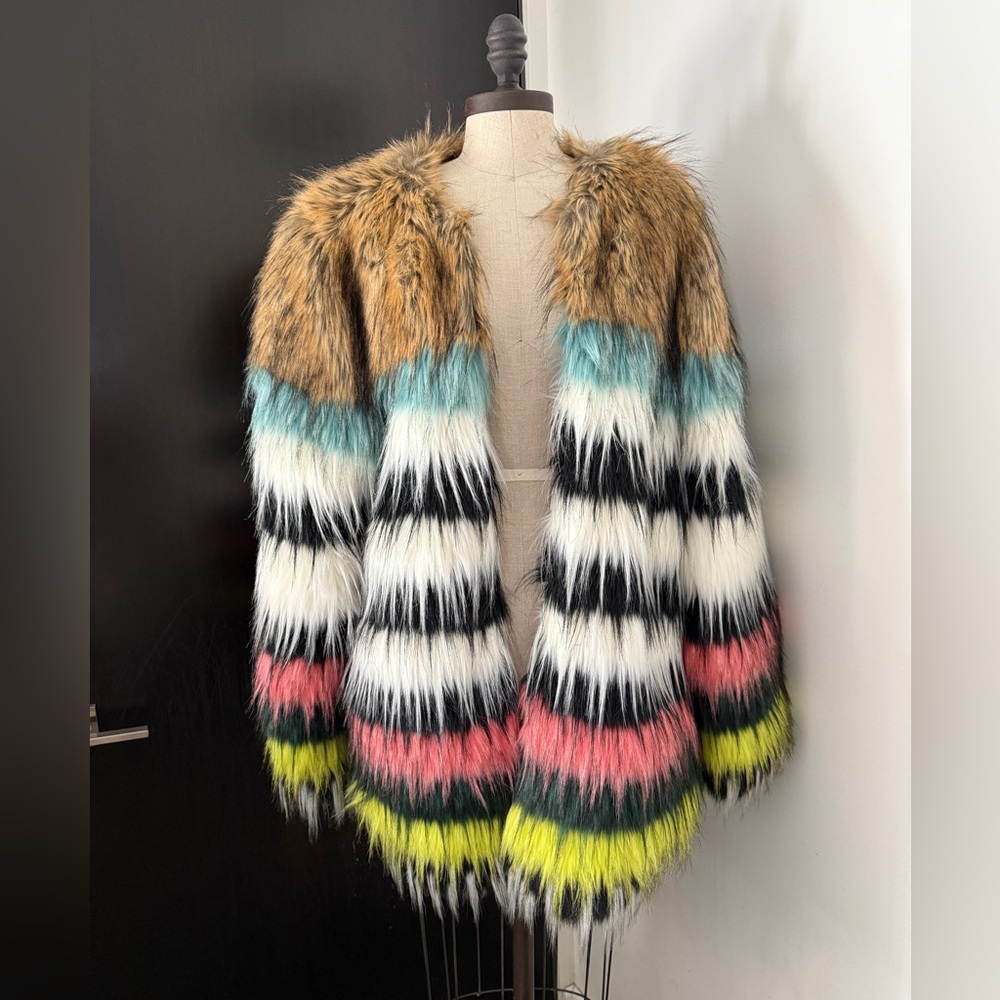 Boheme XL limited run faux fur coat.